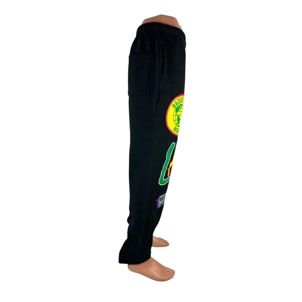 Badubotron Chinatown Market Collab Sweatpants Large Live In Hollywood Black EUC
